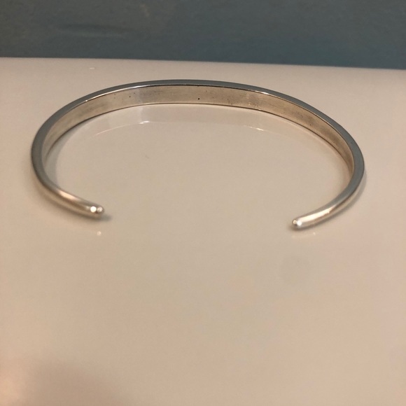 Sterling Silver Bracelet with blue triangle design - Picture 6 of 7